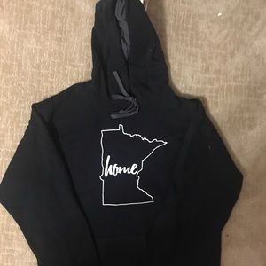 Black Minnesota Hoodie/Sweatshirt